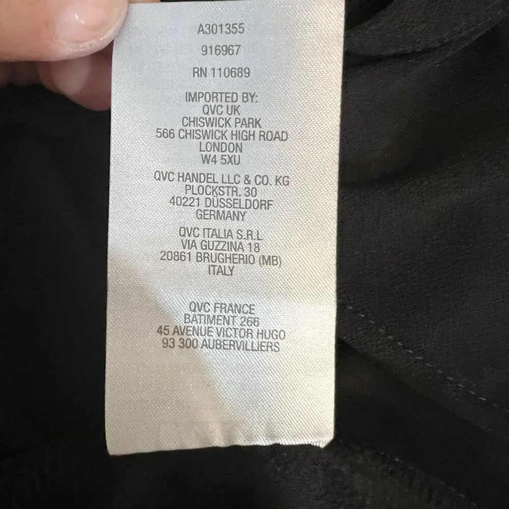 Attitudes by Renee Women Maxi Dress Tie Front Black Plus Size 1X Sleeveless New - Picture 11 of 11